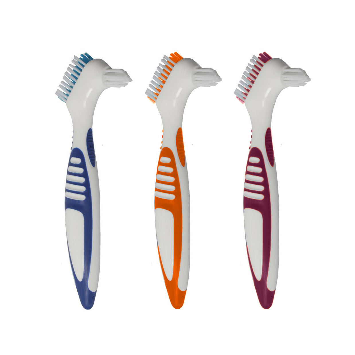 Plasdent 20042-A CareBrush Premium Angled Denture Brushes Assorted Colors 12/Pk Plasdent 20042-A CareBrush Premium Angled Denture Brushes Assorted Colors 12/Pk